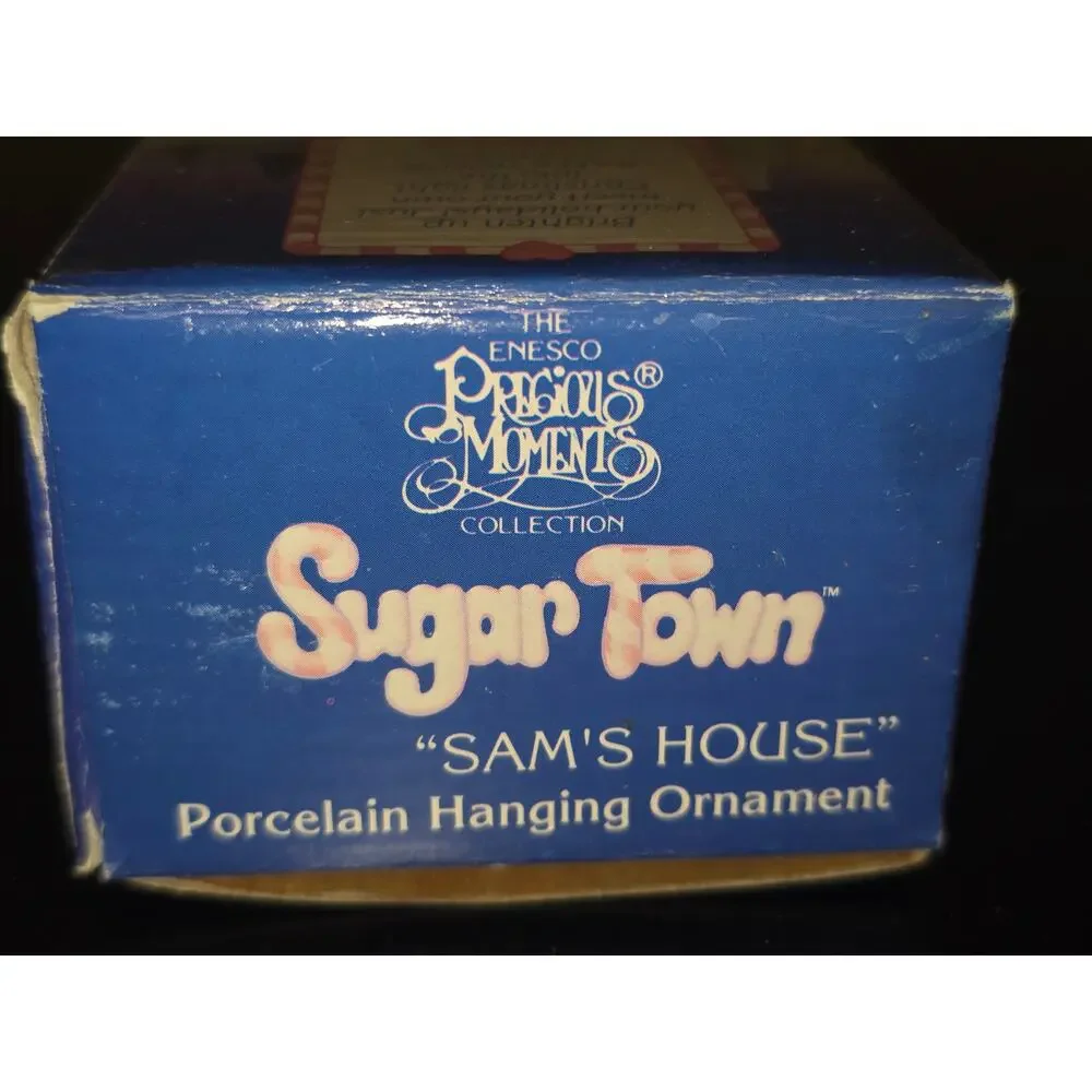 Enesco Precious Moments Sugar Town Sams House Ornament 530468 Porcelain